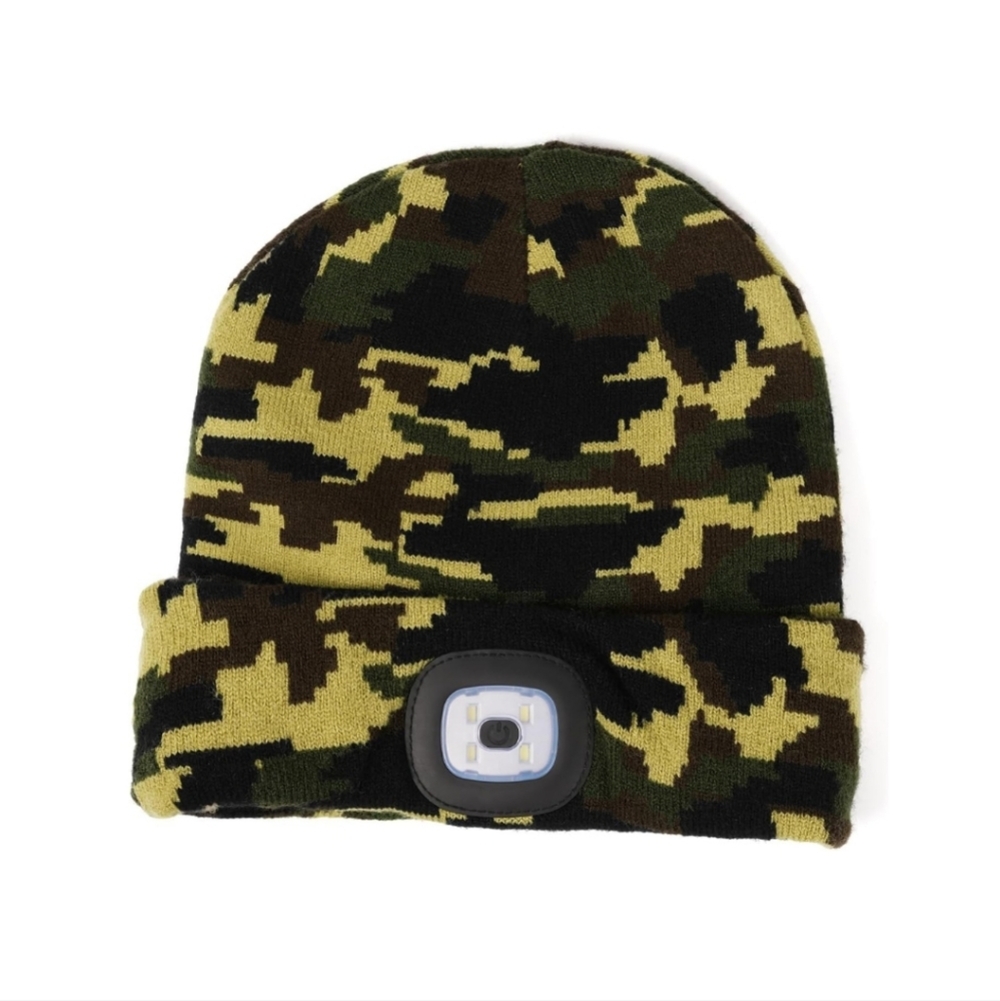 LED Beanie,USB Rechargeable - Picture 2 of 7